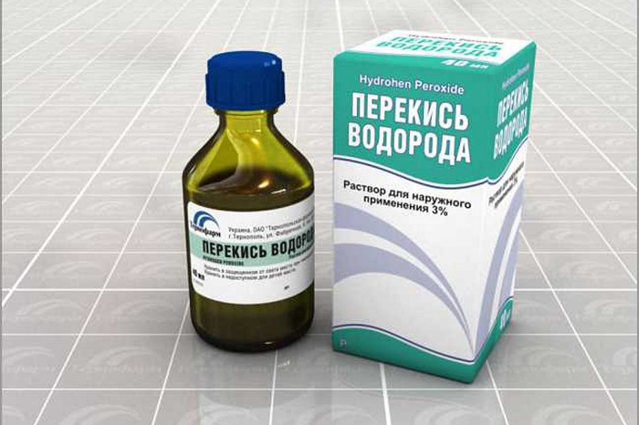 Перекись водорода от прыщей и морщин на лице