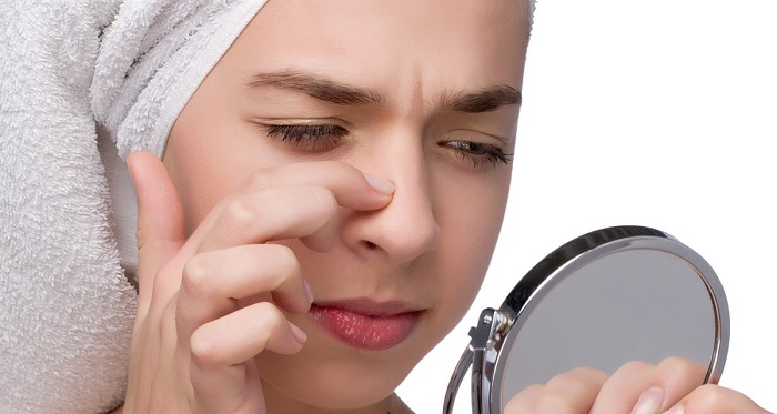 Причины прыще на носу